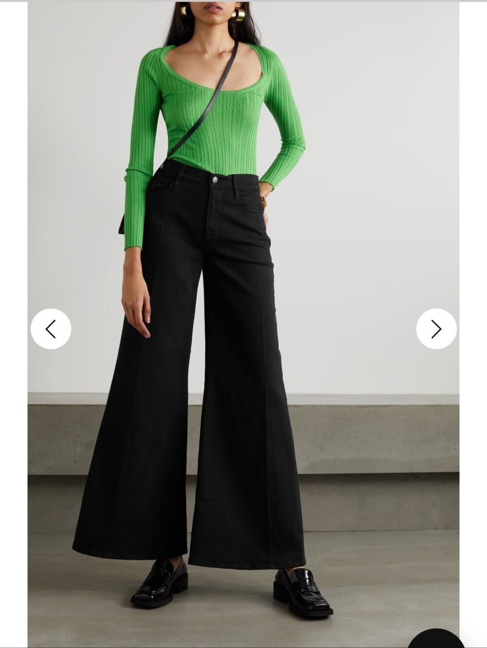 FRAME le Baggy Palazzo Jeans